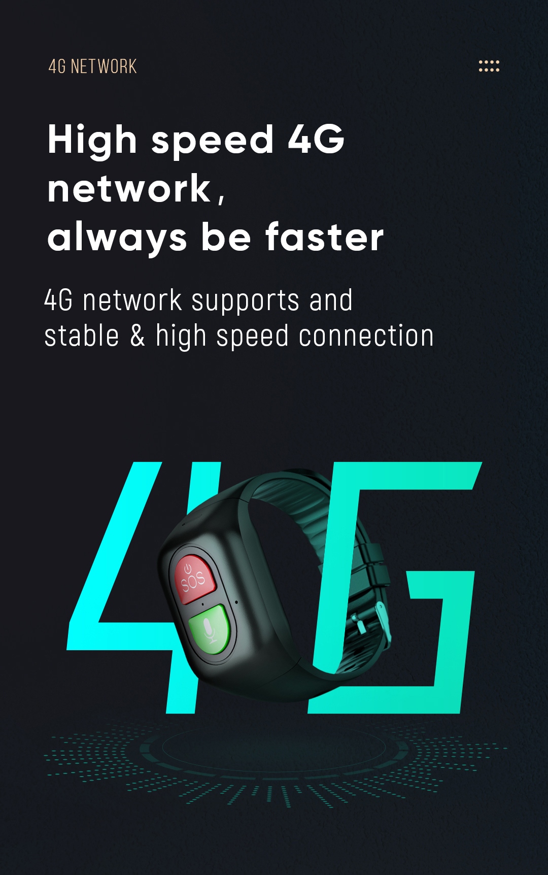 Elderly Smart Watch 4G Sim Car - Fall Detection Watch reseña y precio