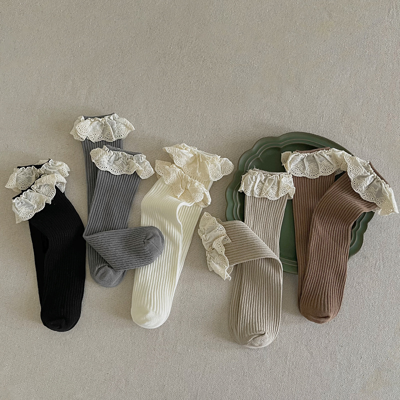 Ruffle Baby Girls Knee High So - Baby Sock Oximeter reseña y precio