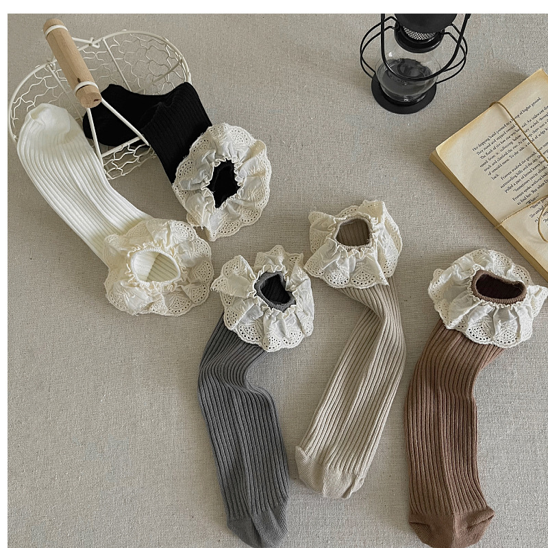 Ruffle Baby Girls Knee High So - Baby Sock Oximeter reseña y precio