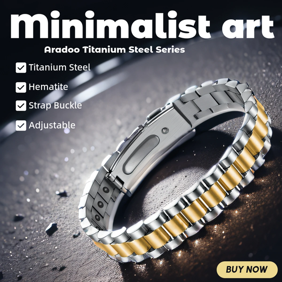 Titanium Steel Hematite Magnet - Meditation Headband Eeg reseña y precio