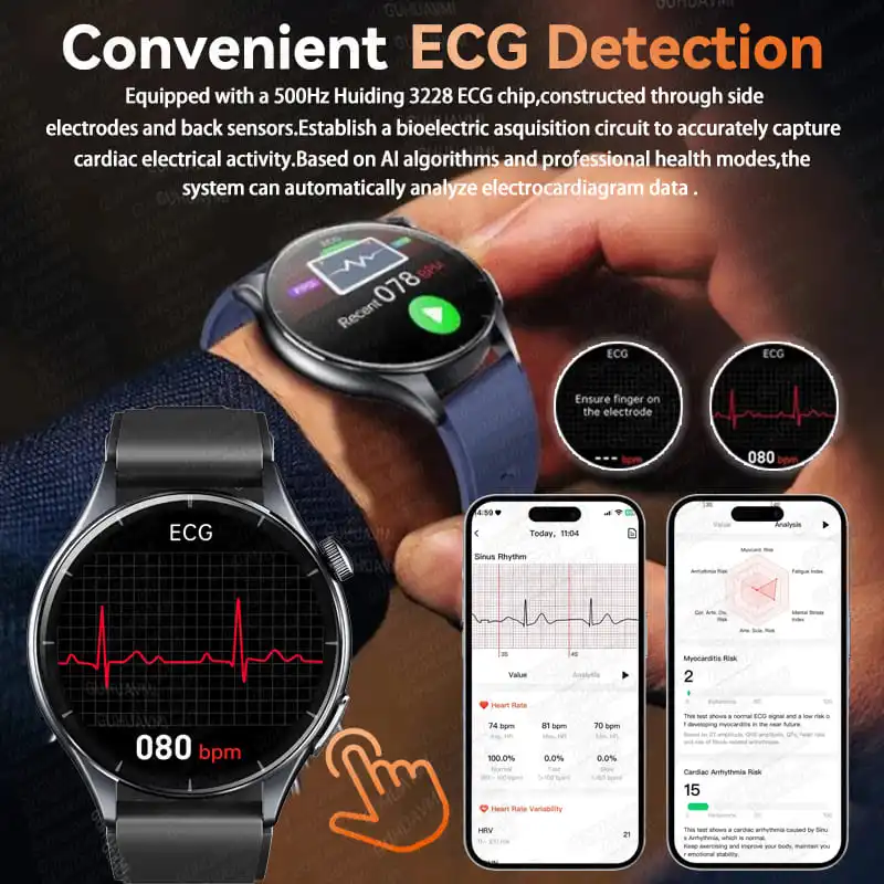ECG Health Diagnosis Smart Wat - Fatigue Band Monitor reseña y precio