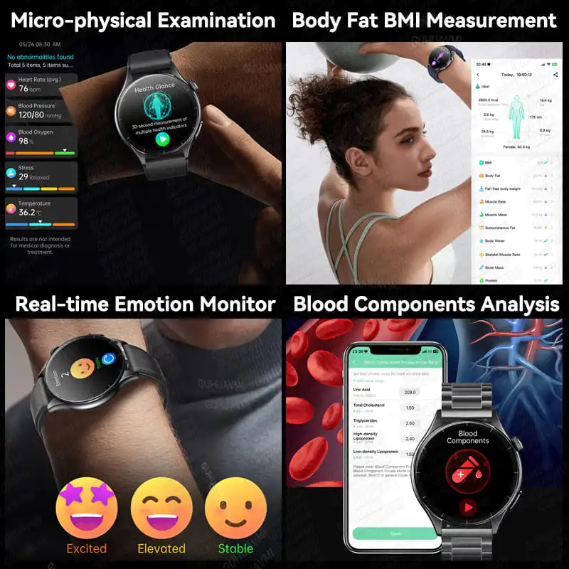 ECG Health Diagnosis Smart Wat - Fatigue Band Monitor reseña y precio