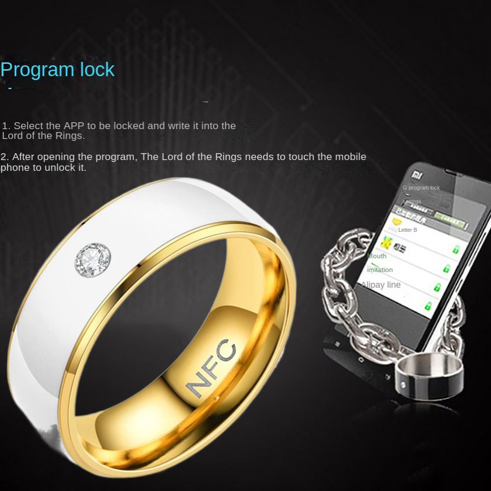 NFC Smart Ring Stainless Steel - Smart Ring Nfc Pay reseña y precio