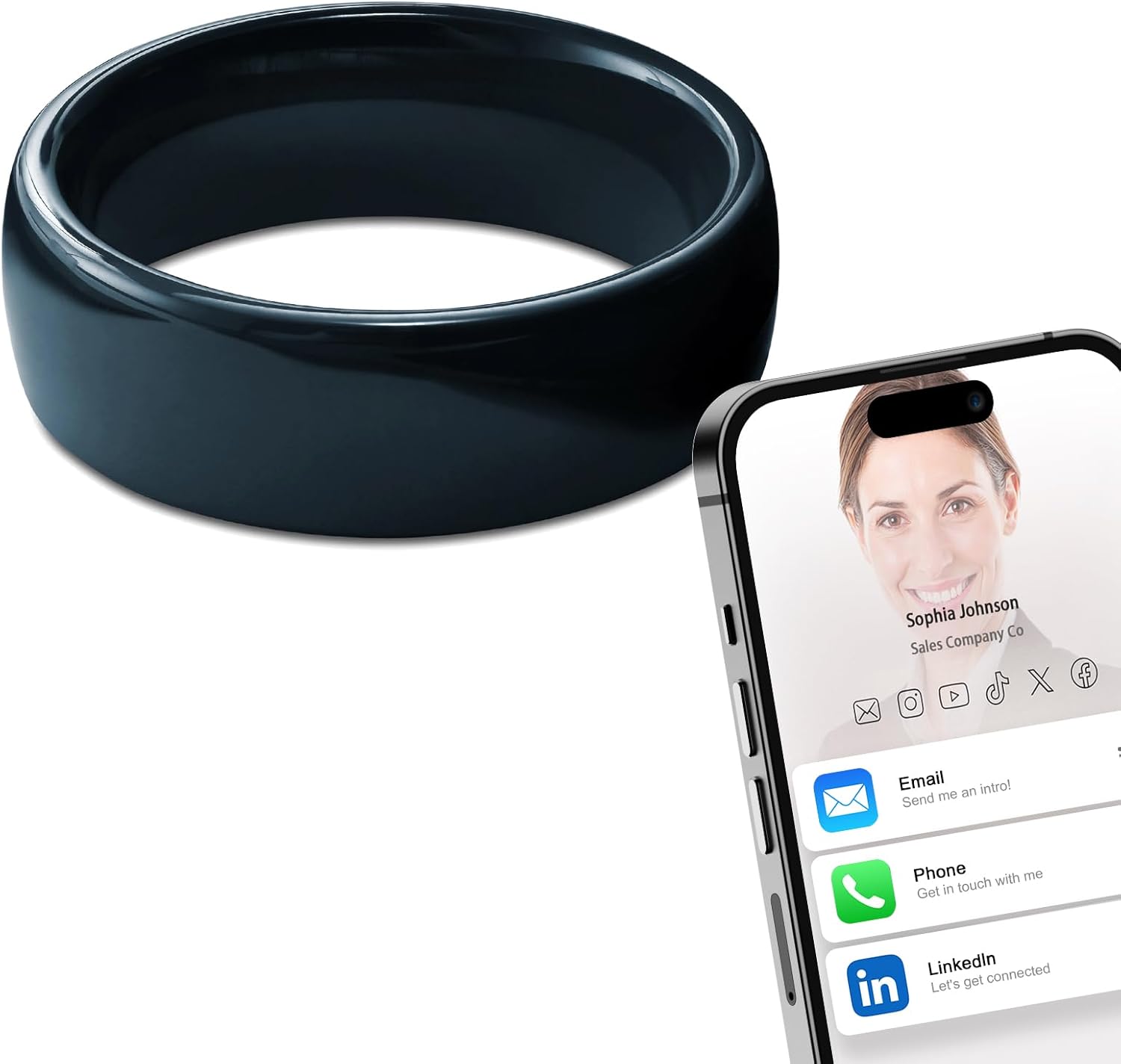 Ntag215 NFC Full Ceramic Smart - Smart Ring Nfc Pay reseña y precio
