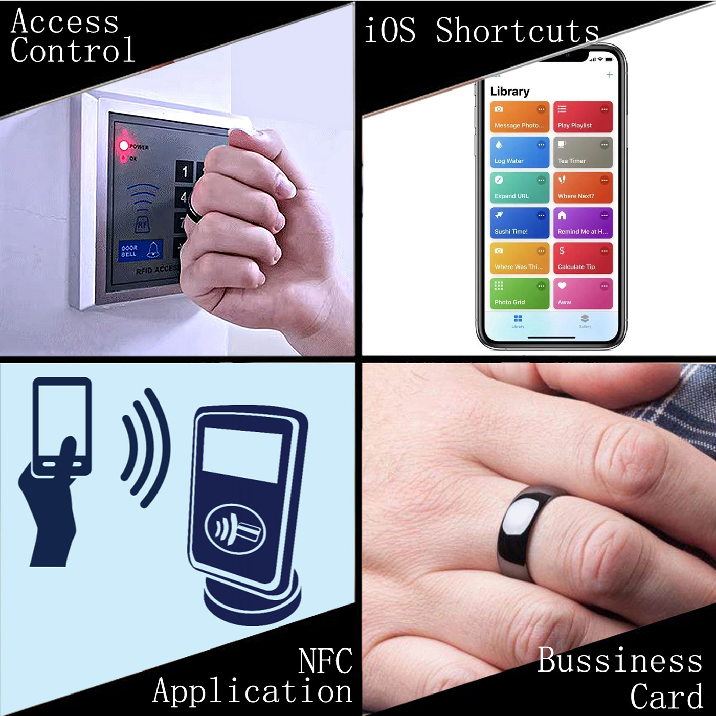 Ntag215 NFC Full Ceramic Smart - Smart Ring Nfc Pay reseña y precio