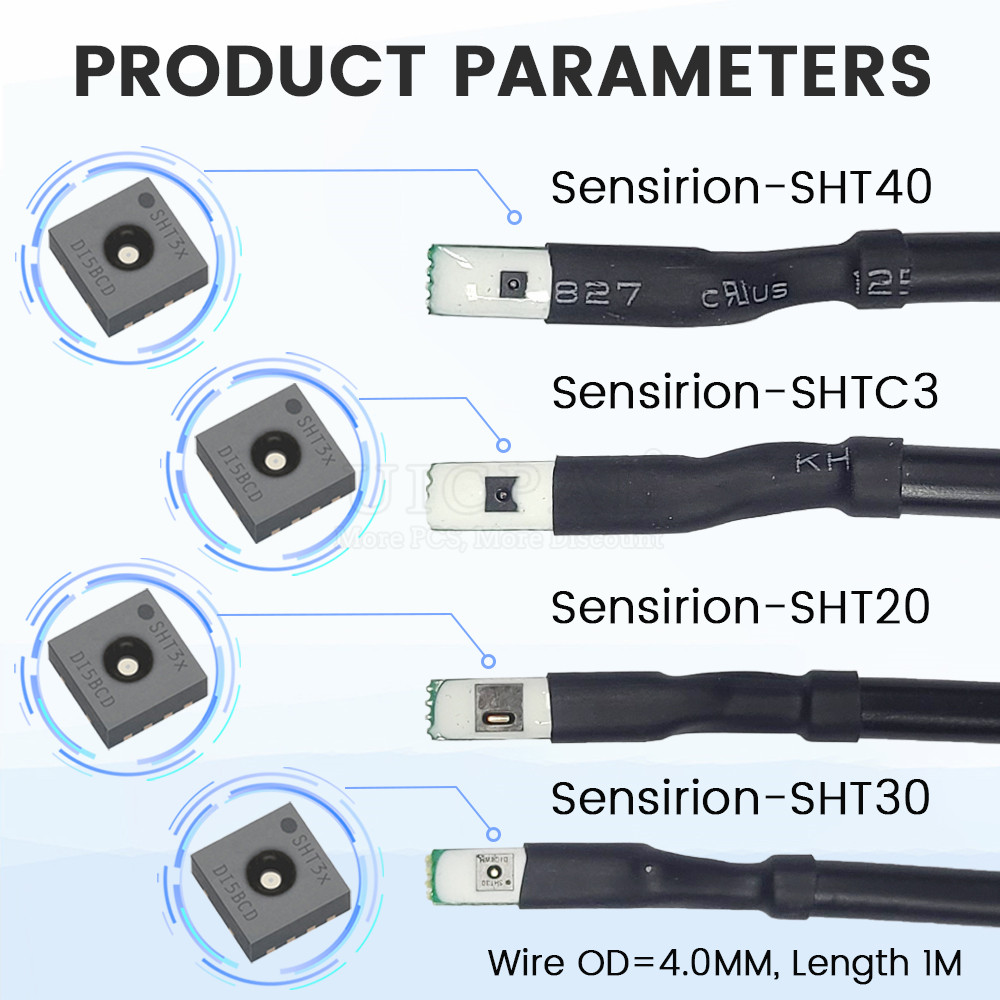 SHT40 SHT30 SHT20 SHTC3 Temper - Muscle Sensor Emg reseña y precio