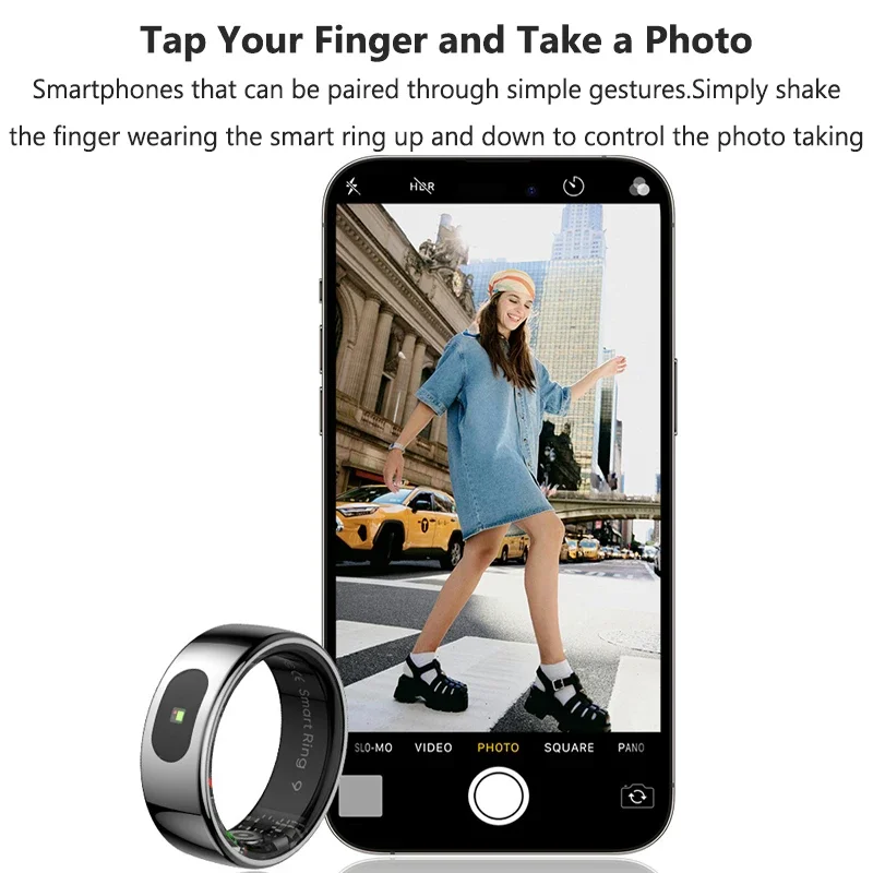 R08 Smart Ring Men Women Charg - Temperature Ring Skin reseña y precio