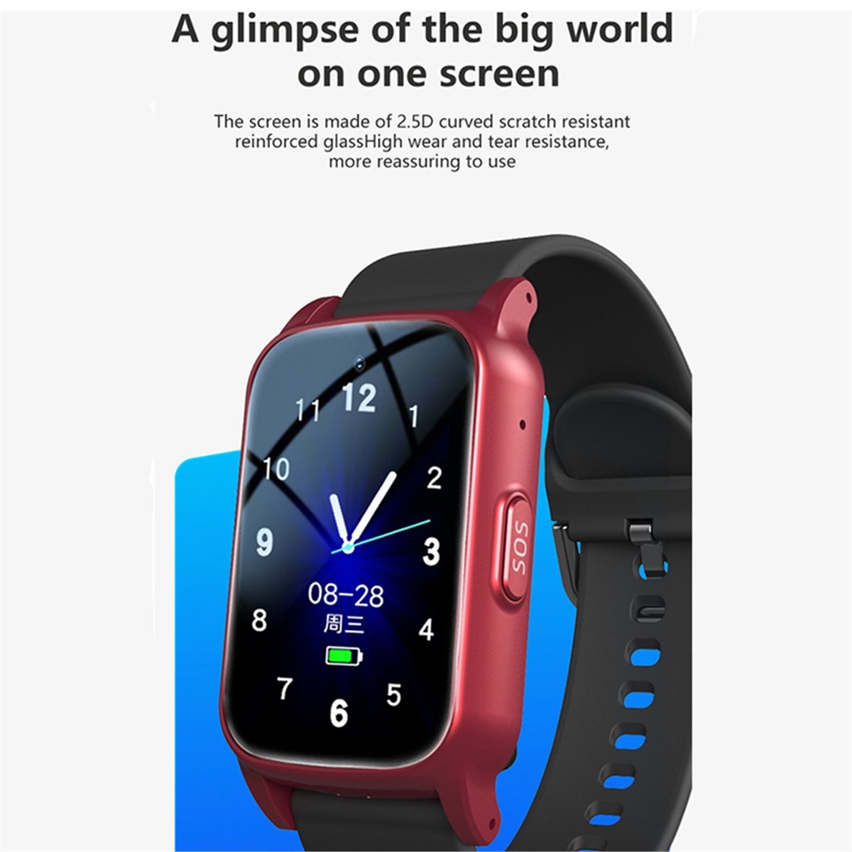 4G Elderly Smart Watch with GP - Fall Detection Watch reseña y precio