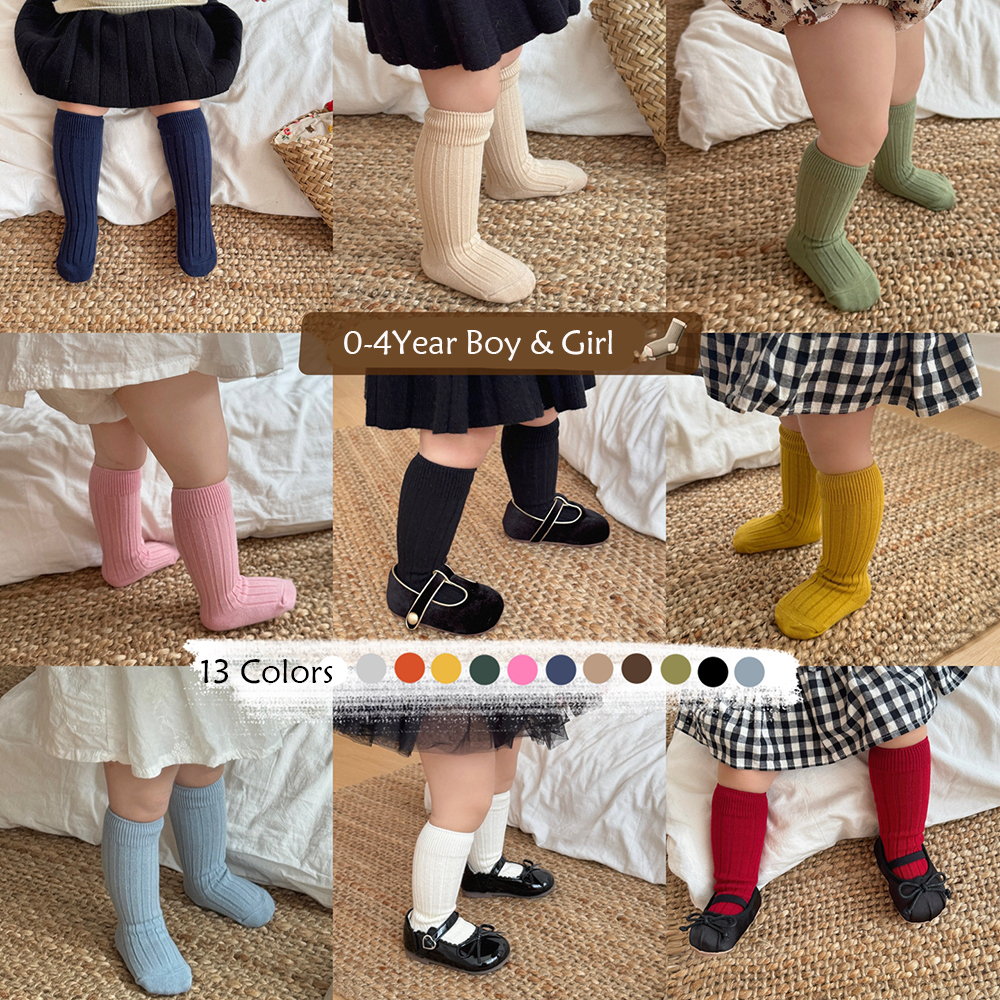 Solid Color Boys Girls Long So - Baby Sock Oximeter reseña y precio
