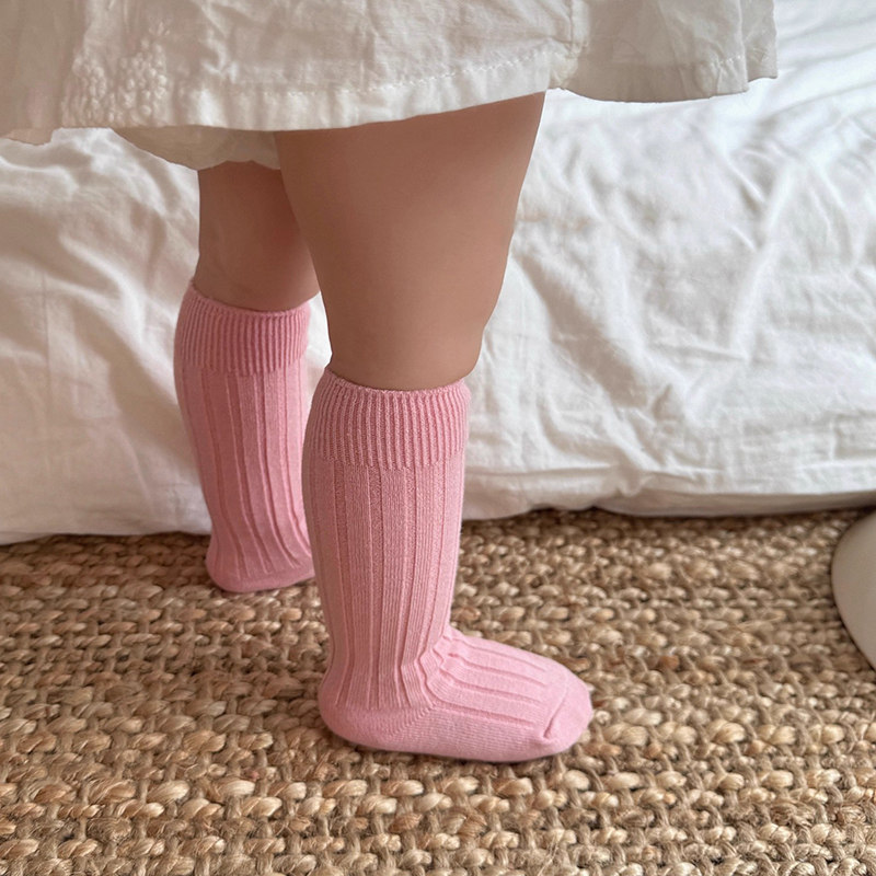 Solid Color Boys Girls Long So - Baby Sock Oximeter reseña y precio