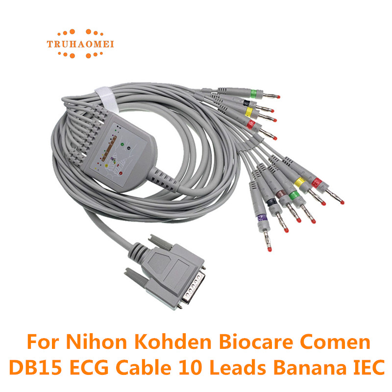 For Nihon Kohden ECG Cable Bio - Ecg Patch Monitor reseña y precio