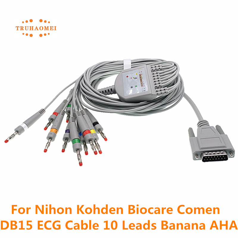 For Nihon Kohden ECG Cable Bio - Ecg Patch Monitor reseña y precio