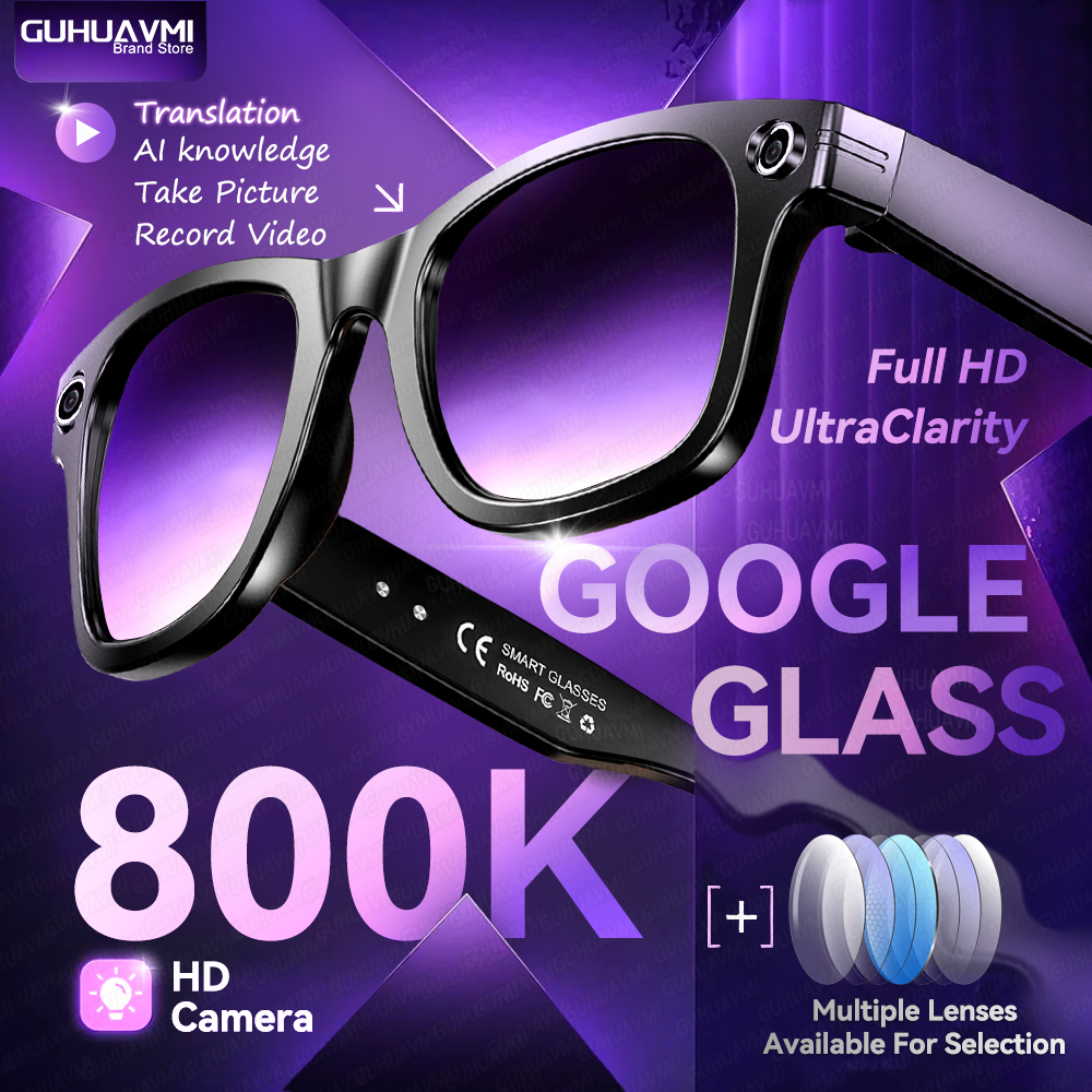 AI Smart Glasses with 8MP Came - Smart Glasses Lens reseña y precio