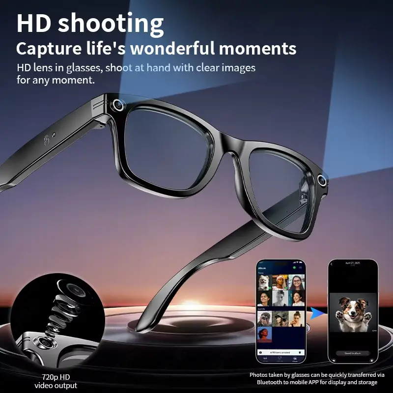 AI Smart Glasses with 8MP Came - Smart Glasses Lens reseña y precio